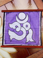 Hand Made Indian Elephant Om Batik Wall Hanging - Penny Bizarre - 15