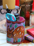 Nepalese Hand Painted Pen Holder - Penny Bizarre - 8